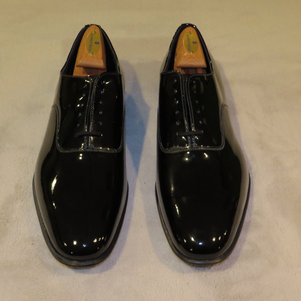Church's Alastair Black Patent Leather Formal Dress Shoe Us 12.5 F Nwb